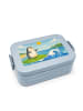 Mr. & Mrs. Panda Bento Box Pinguin Surfer Design ohne Spruch in Blau Pastell