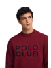 Polo Club Pullover in Granat