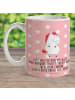 Mr. & Mrs. Panda Mehrwegbecher Einhorn Wut mit Spruch in Rot Pastell