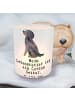 Mr. & Mrs. Panda Windlicht Gordon Setter Lebensretter mit Spruch in Transparent