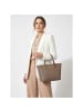 Lazarotti Bologna Leather Shopper Crossbody Tasche Leder 31 cm taupe