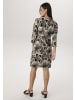 Aniston SELECTED Jerseykleid in schwarz-beige