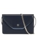 DuDu Umhängetasche Leder 19 cm navy