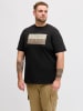 JACK & JONES PLUS T-shirt in Black