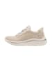 Tamaris Comfort-Sneaker aus Leder in Low-Cut-Ausführung Beige