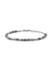 Breil Armband rock hard silber, schwarz