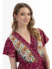VIRITA Women Sommerkleid in Beere Pink Mehrfarbig