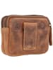 Greenburry Vintage Gürteltasche Leder 11 cm in brown