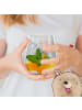 Mr. & Mrs. Panda Tumbler Glas Robbe Liegen ohne Spruch in Transparent