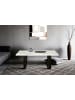 byLiving Couchtisch STONE in Marmor weiß - 115 x 60, H 46cm