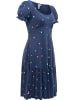 ragwear A-Linien-Kleid Orise Print in Night Blue