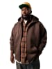 STHUGE Sweatjacke in dunkelbraun