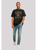 F4NT4STIC Oversize T-Shirt US National Parks Yellowstone Wyoming in schwarz