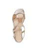 Marco Tozzi Sandale Sandalette in metallic