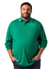 Men Plus Poloshirt in smaragd grün