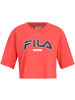 Fila Shirt "Lucena Cropped Graphic Tee" in Rot