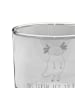 Mr. & Mrs. Panda Whiskey Glas Axolotl Glücklich mit Spruch in Transparent