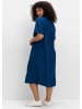sheego Blusenkleid in blaubeere