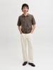 Jack & Jones Gestricktes Polo in Morel 1