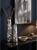 KADIMA DESIGN Vase 2er Set rund, massives gebürstetes Aluminium, Modern in Silber