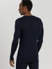 Hanro Longsleeve Woolen Silk in Dunkelblau