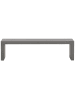 Beliani Gartenbank TARANTO in Grau - (W) 150 x (H) 40 x (L) 40 cm