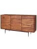 FineBuy Sideboard in Braun / Sheesham / 150x41x81