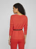 Vila Strickpullover in Aurora Red