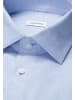 Seidensticker Flanellhemd Shaped in Mittelblau