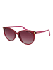 Polaroid Frauen Sonnenbrille Schmetterling Lila