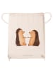 Mr. & Mrs. Panda wander rucksack Igel Liebe ohne Spruch in Creme