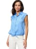 Zero  Bluse mit Bindeband in Ocean Blue