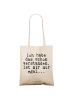Mr. & Mrs. Panda Tote Bag Ich habe das schon... mit Spruch in Creme