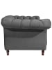 58 aufm Kessel CHESTERFIELD Sessel Kaylin Samtvelours anthrazit