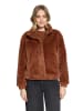 BETTY & CO Kunstfelljacke in cognac