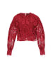 faina Blouse in wine red