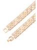 faina Women Segmented Link Bracelet in Rose Gold