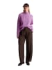 Marc O'Polo DENIM Twill-Hose wide in Espresso Brown