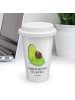 Mr. & Mrs. Panda Coffee To Go Becher Avocado Schwangerschaft mit... in Weiß