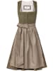 Edelnice Midi Dirndl Emilia Grün Cord in grün
