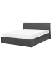 Beliani Doppelbett ORBEY in Grau - (W) 177 x (H) 88 x (L) 212 cm