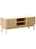 Beliani TV-Möbel LYNWOOD in Braun - (W) 117 x (H) 48 x (L) 40 cm