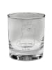 Mr. & Mrs. Panda Whiskey Glas Mops Krone ohne Spruch in Transparent