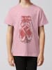 wat? Apparel T-Shirt Ballettschuhe in Rosa