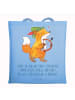 Mr. & Mrs. Panda Tote Bag Schütze Astrologie mit Spruch in Sky Blue