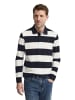 Polo Club Poloshirt in Blau-Ecru
