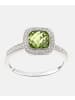 Diamant L'éternel Ring aus 375 Weißgold mit Diamant mit Peridot