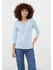 Finn Flare Langarmshirt Streifen in light blue
