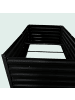 relaxdays Hochbeet in Schwarz - (B)180 x (H)57 x (T)90 cm