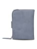 Zwei Mademoiselle Geldbörse 10 cm in nubuk sky